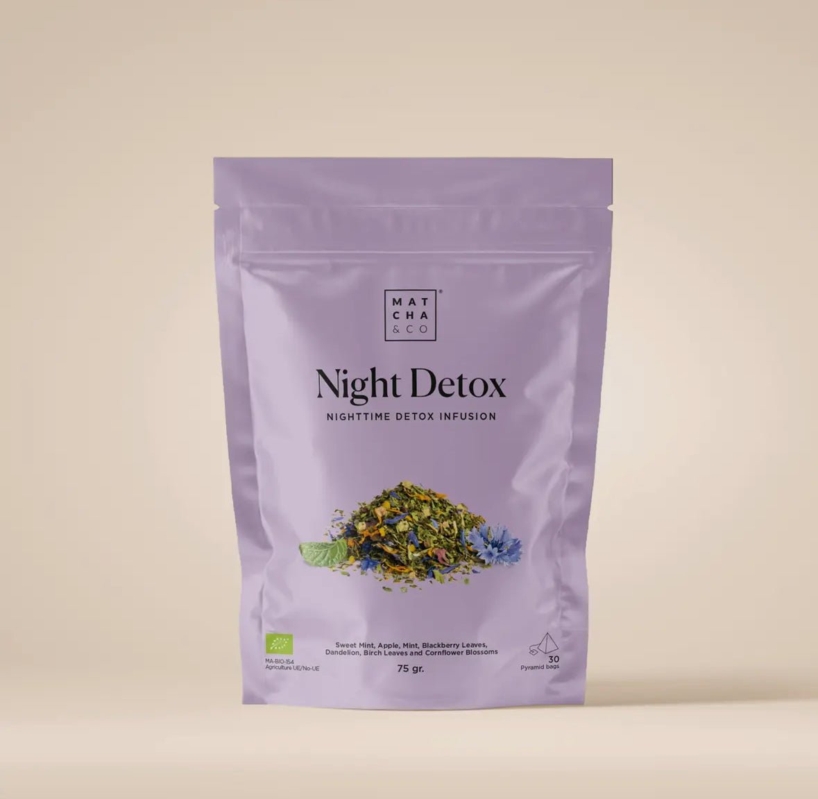 Night Detox Thee – Munt, Appel & Kruidenmix | Ontgiftende Avondthee - MatchaGirls